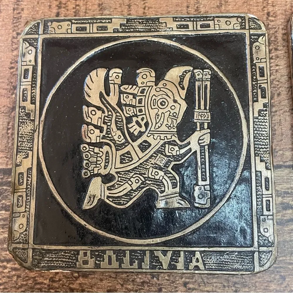 SET of Six (6) Bolivia Coasters South America